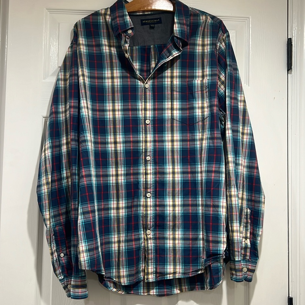 Plaid Button down dress shirt